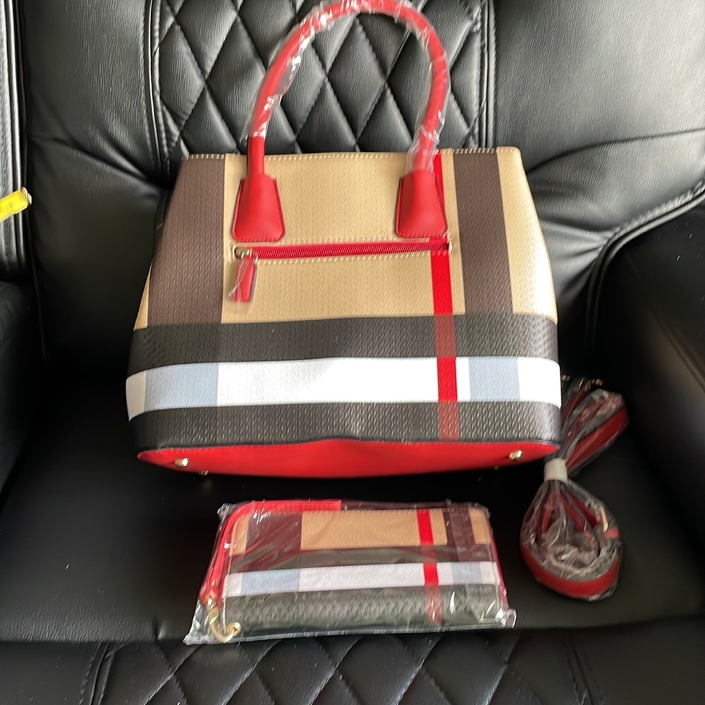 New Tartan Purse with matching wallet